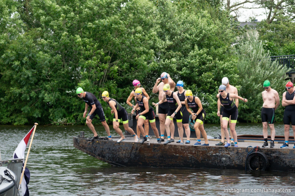 Een start vanaf ponton, HRE 2024